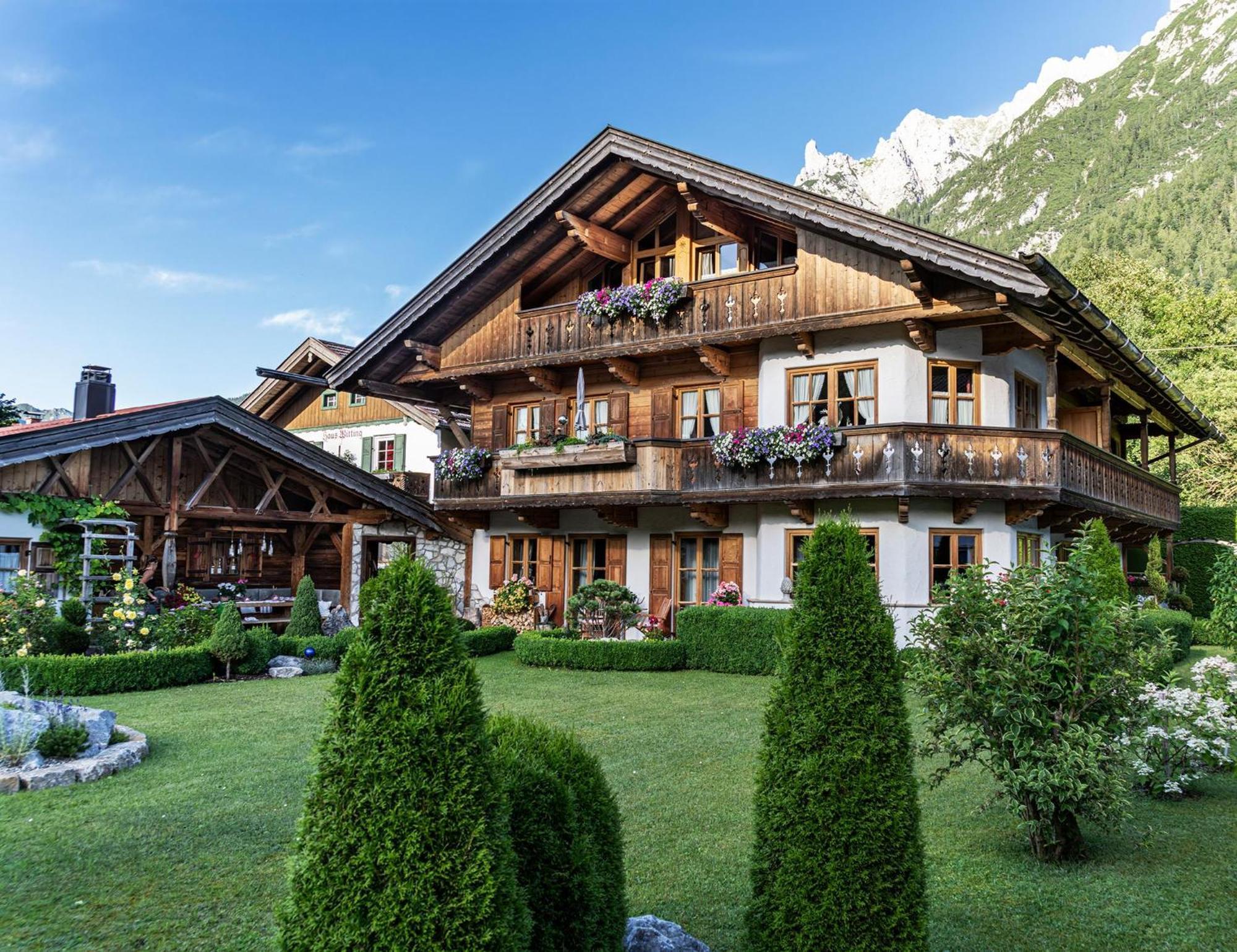 Ferienhaus Alpenblick 米滕瓦尔德 外观 照片