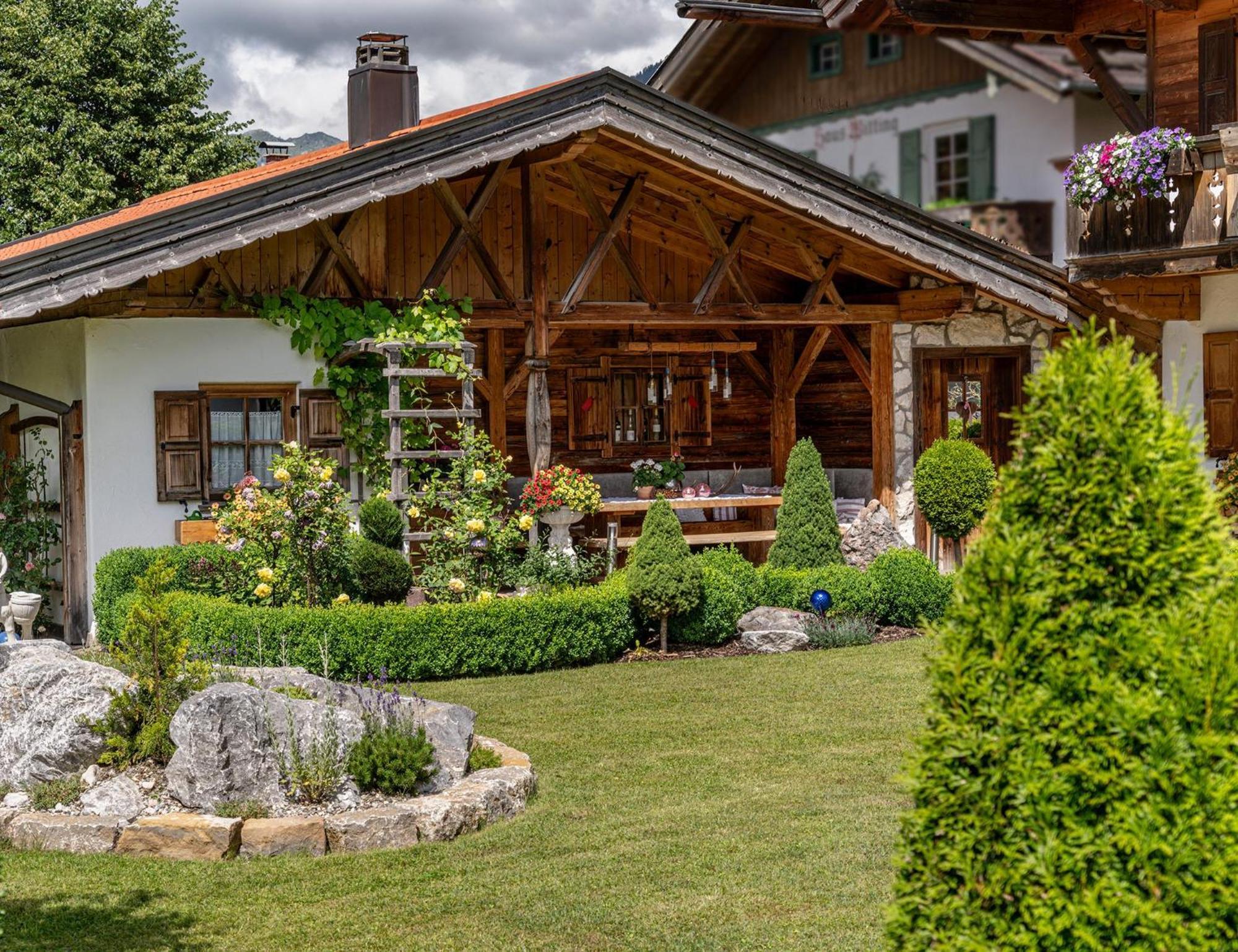 Ferienhaus Alpenblick 米滕瓦尔德 外观 照片